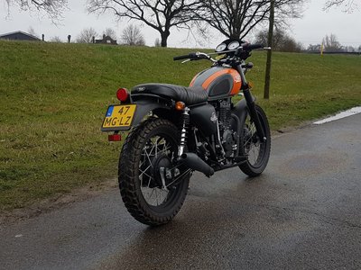Mash Scrambler 400cc, 4500km, bouwjaar 2016
