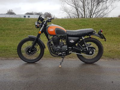 Mash Scrambler 400cc, 4500km, bouwjaar 2016