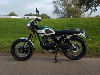 VERKOCHT! Mash Seventy Five 125cc, 222km, bouwjaar 2017