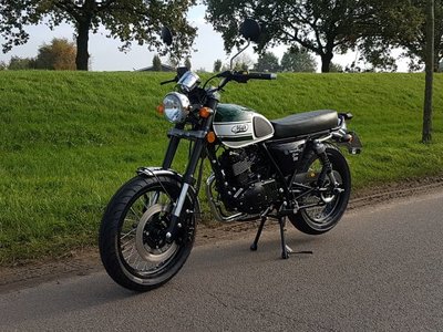 VERKOCHT! Mash Seventy Five 125cc, 222km, bouwjaar 2017