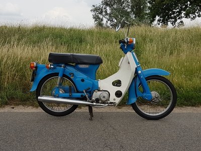 Honda C70 OT, 6293 km, motorfietskenteken
