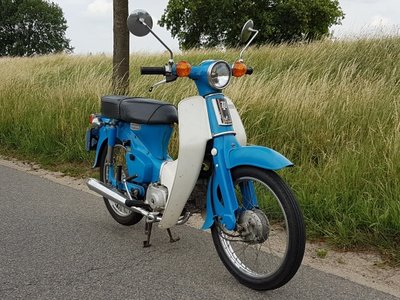Honda C70 OT, 6293 km, motorfietskenteken