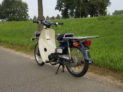 Opslag. Honda C50 NT Japans, Injectie, press Cub, met Kenteken