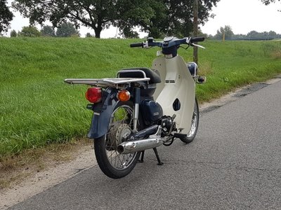 Opslag. Honda C50 NT Japans, Injectie, press Cub, met Kenteken