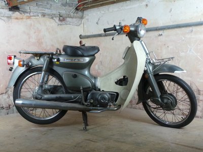 Honda C70 K1 Japans, grijs, 10406 km