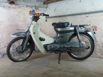 Honda C70 K1 Japans, grijs, 10406 km