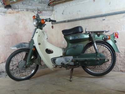 GERESERVEERD! Honda C50 K1 Japans, Nardo gray, 7359km