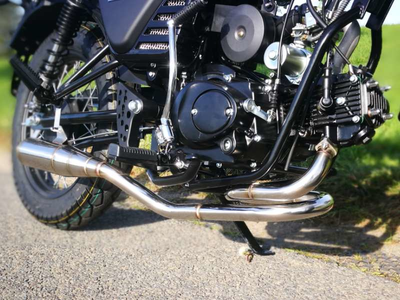 Uitlaat sportief, AGM Caferacer, Skyteam Classic, Kepspeed, RVS