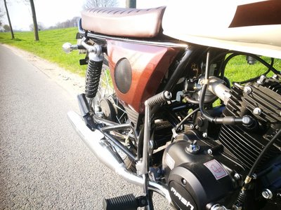 VERKOCHT ! Mash Fifty, 50cc, Bruin, Euro 4