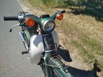 Honda C90 K1 Japans, 51468 km, groen, met kenteken!